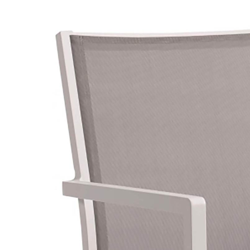Chaise de jardin Bari blanche Gescova