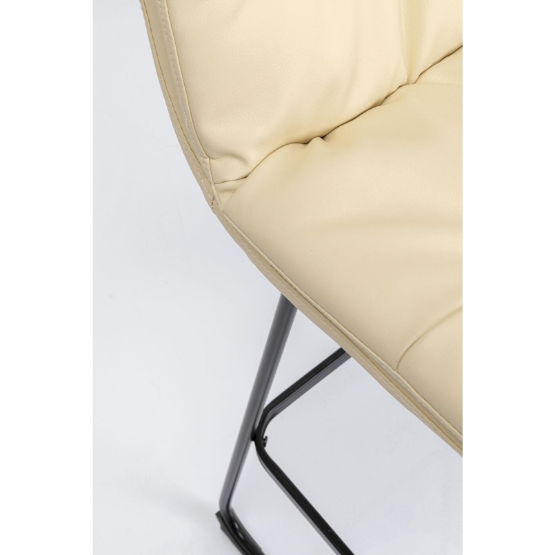 Tabouret de bar Daria crème Kare Design