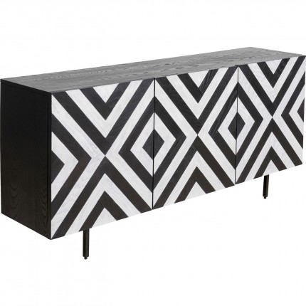 Buffet Arctic noir et blanc Kare Design