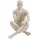 Serre-livres hommes assis blancs set de 2 Kare Design