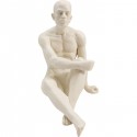 Serre-livres hommes assis blancs set de 2 Kare Design
