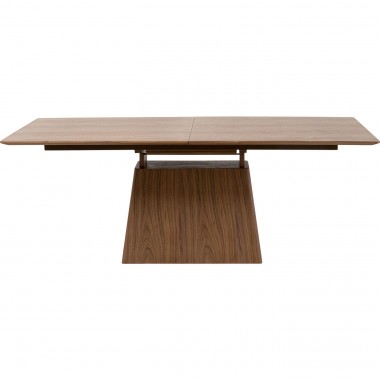 Table à rallonge Benvenuto rectangle noyer Kare Design