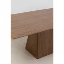 Table à rallonge Benvenuto rectangle noyer Kare Design