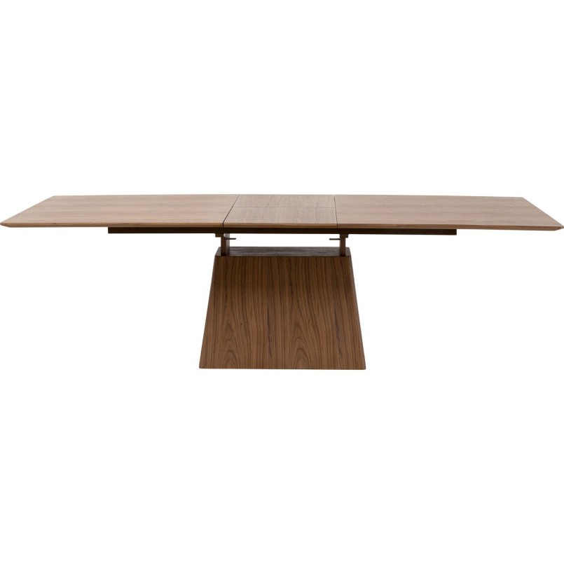 Table à rallonge Benvenuto rectangle noyer Kare Design