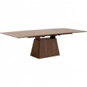 Table à rallonge Benvenuto rectangle noyer Kare Design