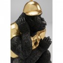 Déco gorille noir et doré Kare Design