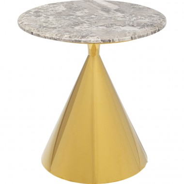 Table d'appoint Rita dorée 50cm Kare Design