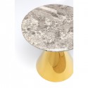 Table d'appoint Rita dorée 50cm Kare Design