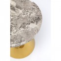 Table d'appoint Rita dorée 50cm Kare Design