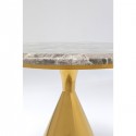 Table d'appoint Rita dorée 50cm Kare Design