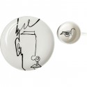 Tasses Viso Uomo set de 4 Kare Design