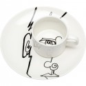 Tasses Viso Uomo set de 4 Kare Design