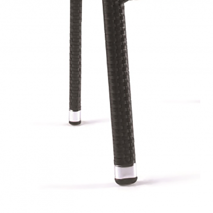 Outdoor chair Bastia black Gescova