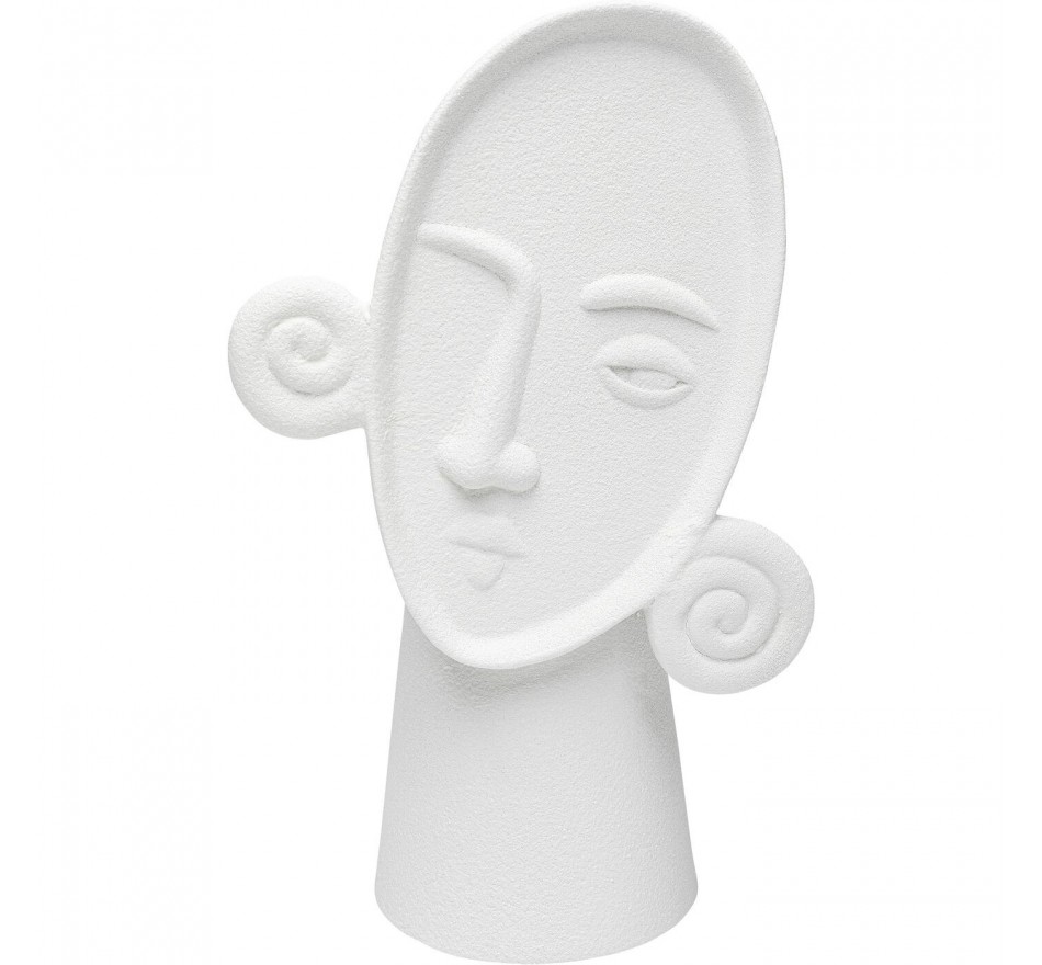 Vase Curly Head white 29cm Kare Design Vase Curly Head white 29cm Kare Design