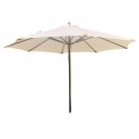 Parasol en bois 350cm écru Gescova