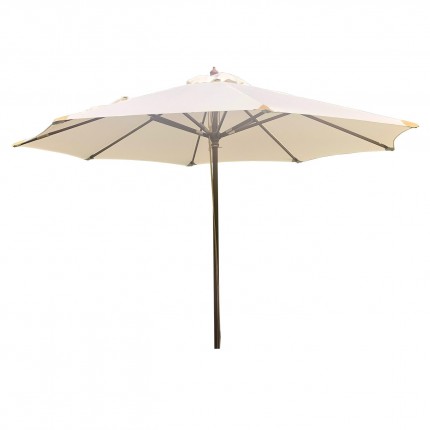 Parasol en bois 350cm écru Gescova