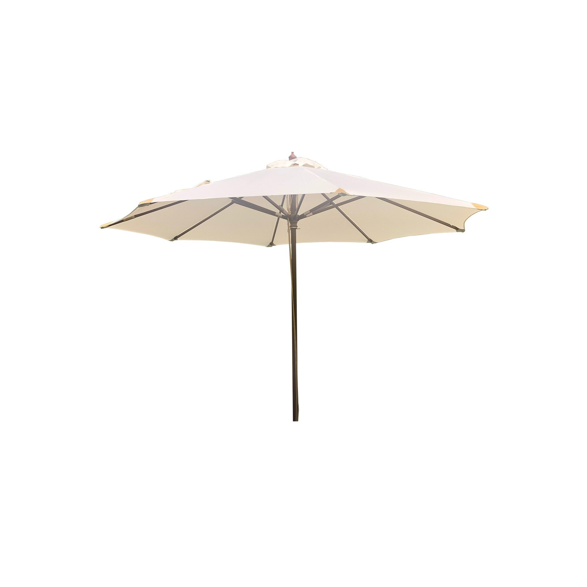 Parasol en bois 350cm écru Gescova