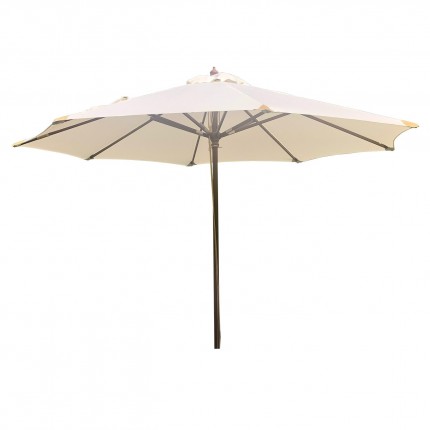 Parasol en bois 300x300cm écru Gescova