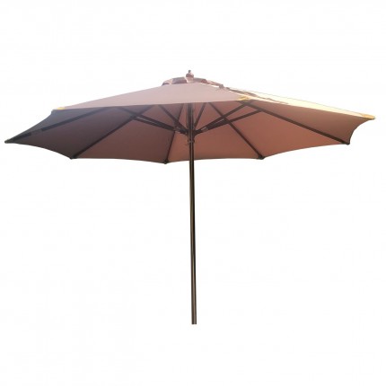 Parasol en bois 300x300cm taupe Gescova