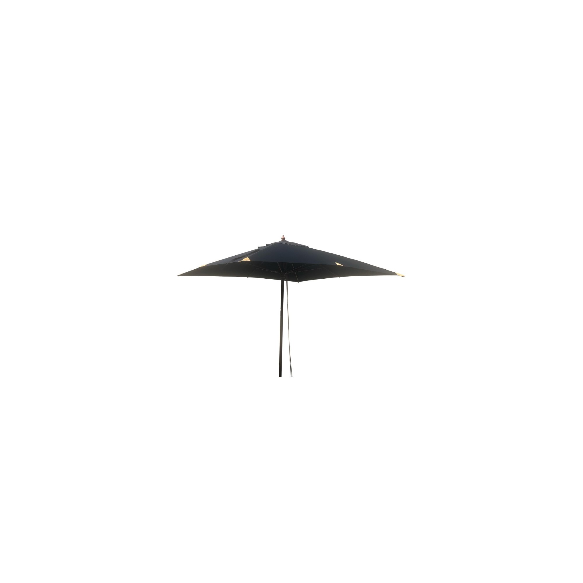 Parasol en bois 350cm noir Gescova