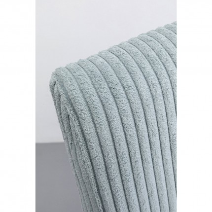 Chaise Econo côtelée bleue Kare Design