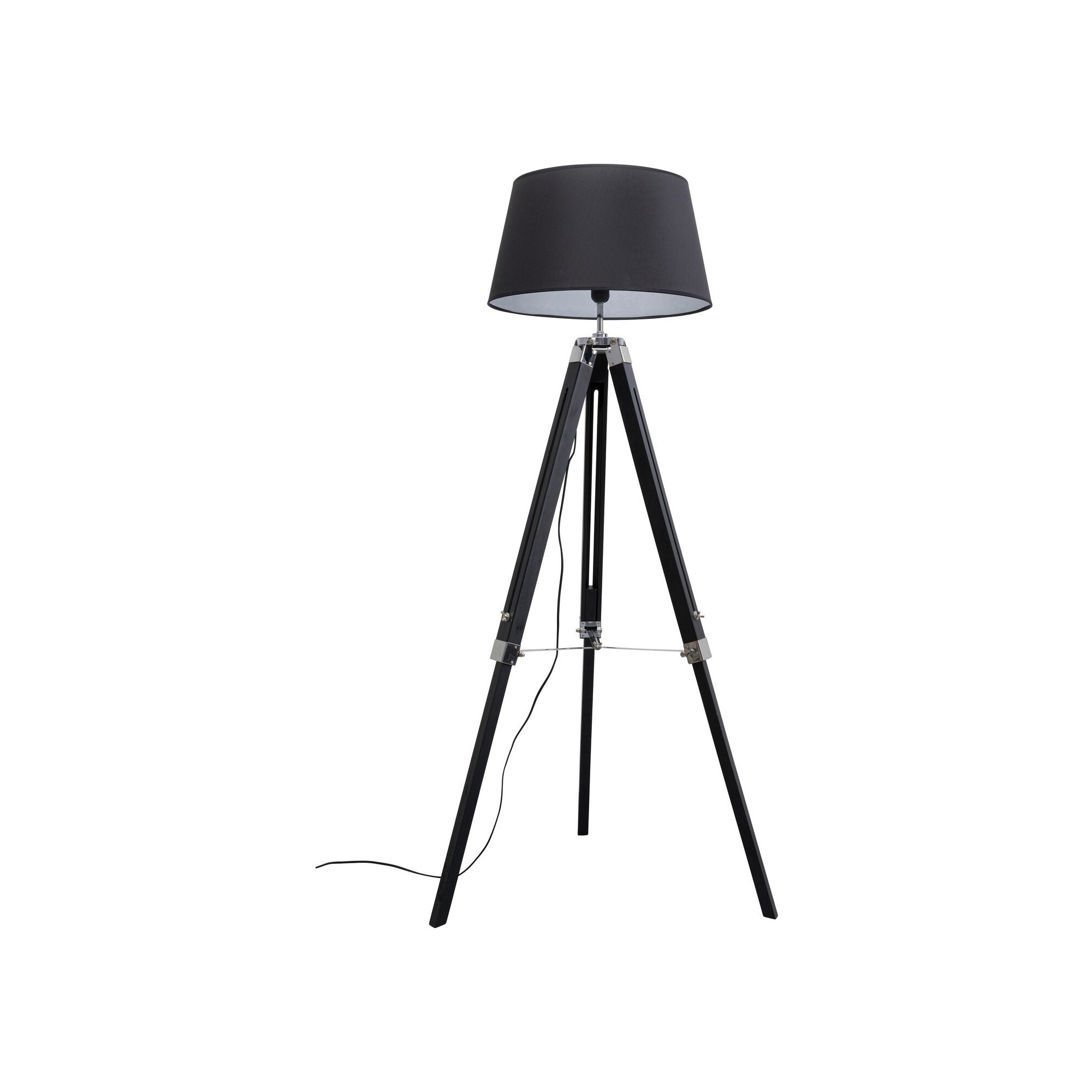 Lampadaire Raquette 144cm noir Kare Design