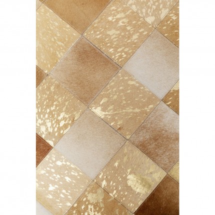 Tapis Patchwork Vegas cuir 240x170cm Kare Design