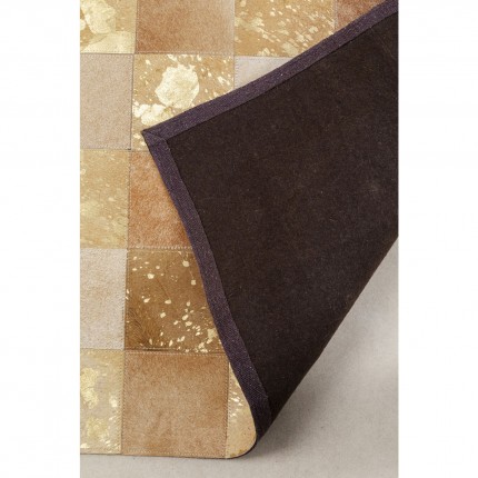 Tapis Patchwork Vegas cuir 240x170cm Kare Design