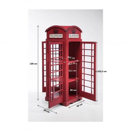 Vitrine London Telephone Kare Design