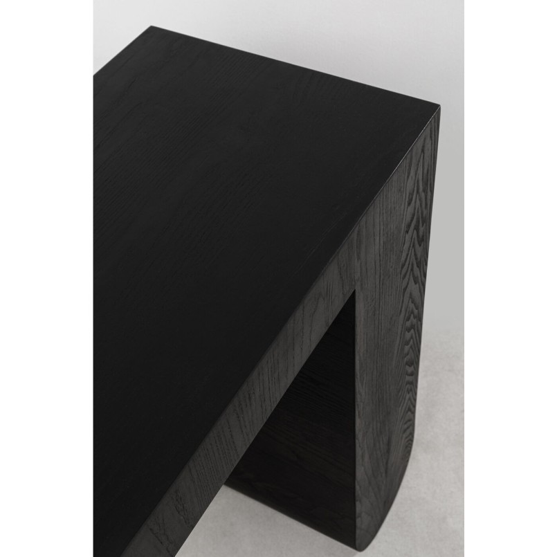 Console Curve noir 120x76cm