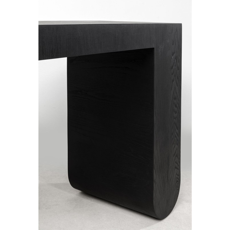 Console Curve noir 120x76cm