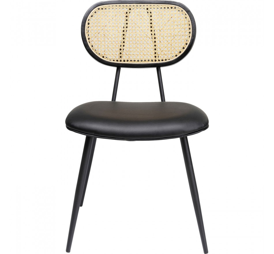 Chaise Rosali noire Kare Design