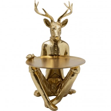 Déco cerf majordome doré Kare Design