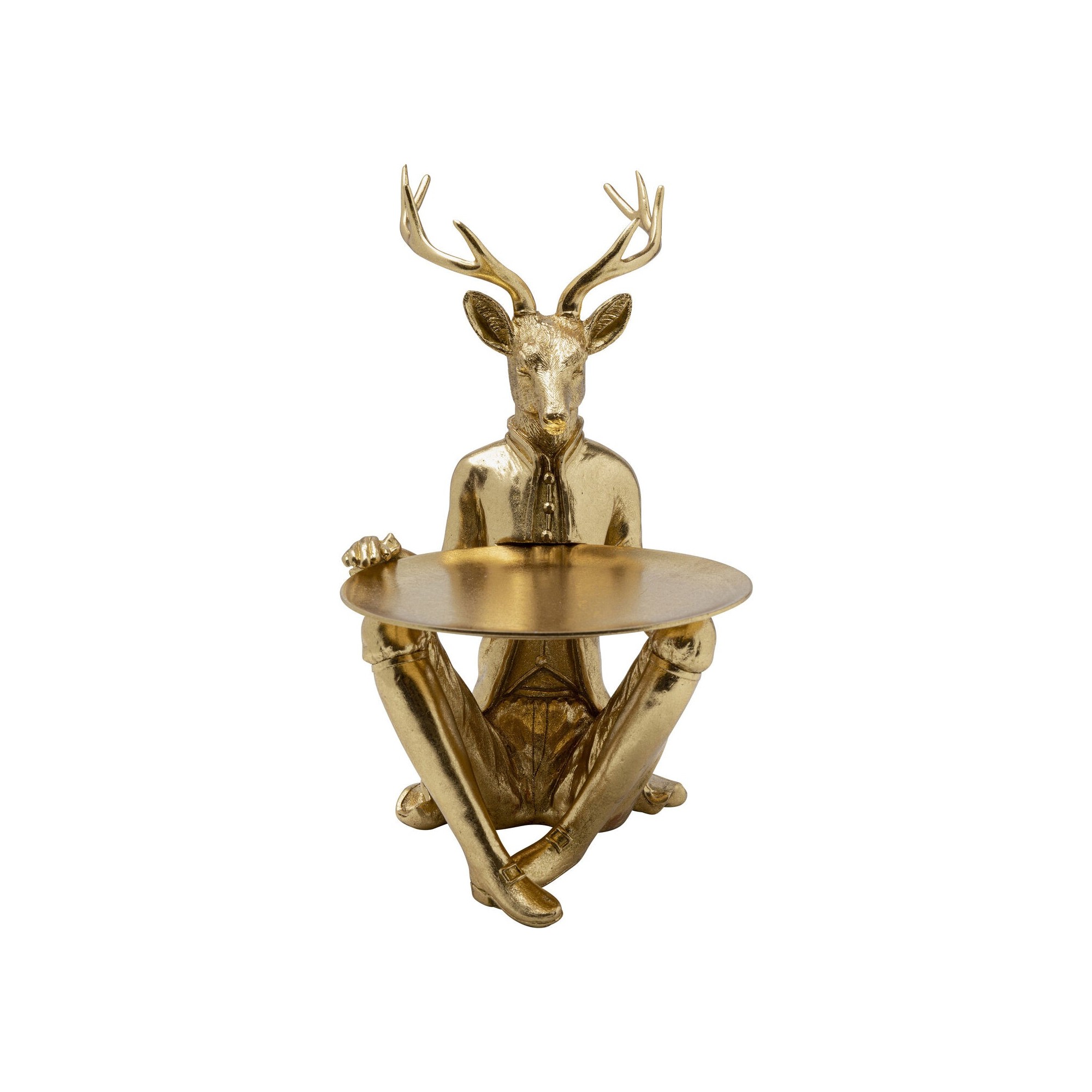 Déco cerf majordome doré Kare Design