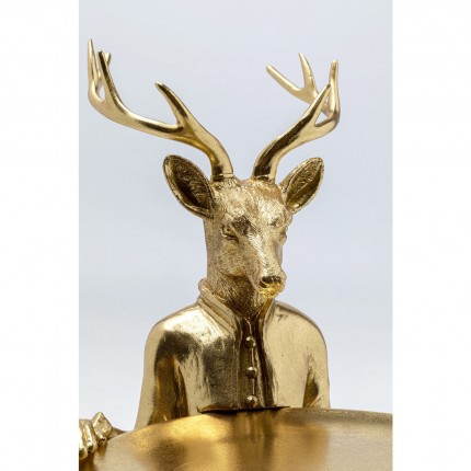 Déco cerf majordome doré Kare Design