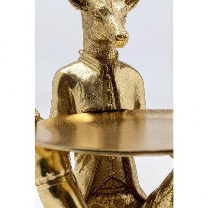 Déco cerf majordome doré Kare Design
