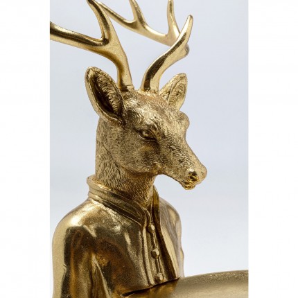 Déco cerf majordome doré Kare Design