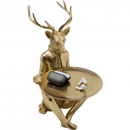 Déco cerf majordome doré Kare Design