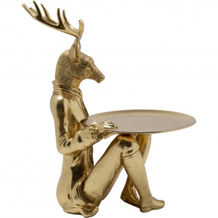 Déco cerf majordome doré Kare Design