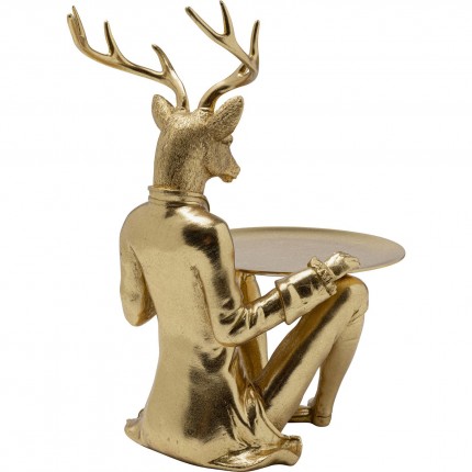 Déco cerf majordome doré Kare Design