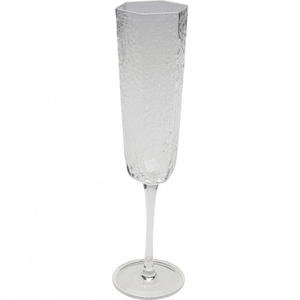 Flûtes à champagne Cascata set de 4 Kare Design