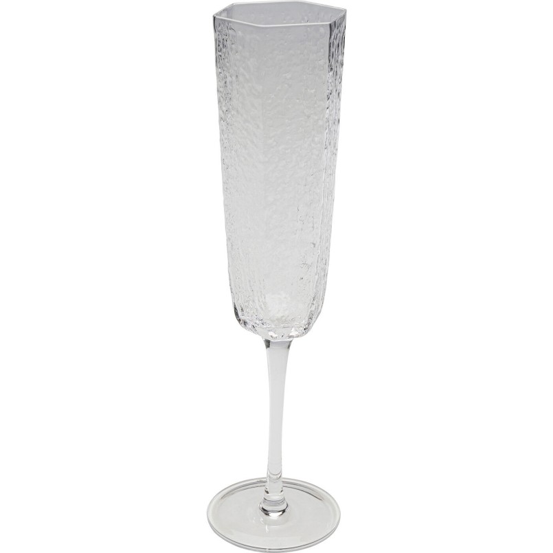 Flûtes à champagne Cascata set de 4 Kare Design