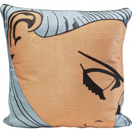 Coussin visage femme BD Kare Design