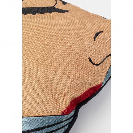 Coussin visage femme BD Kare Design