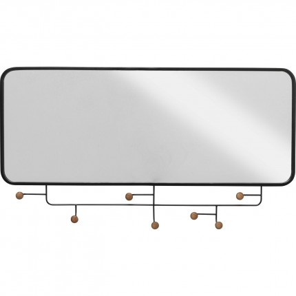 Porte-manteau miroir Gina 54x100cm Kare Design