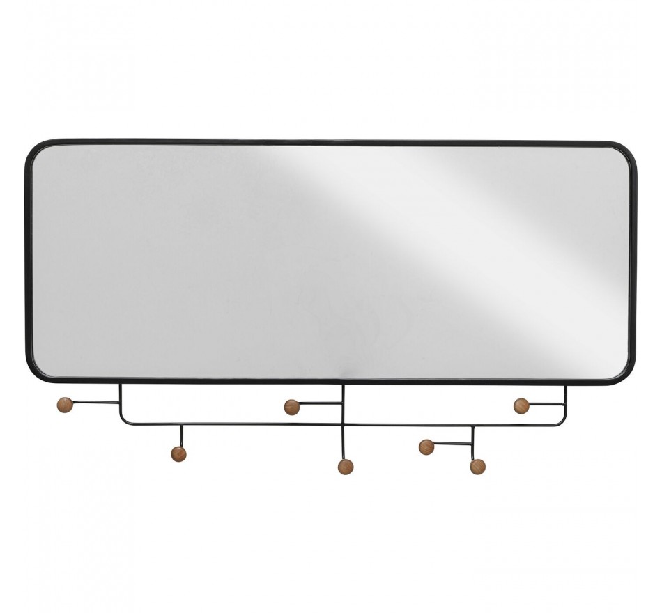 Porte-manteau miroir Gina 54x100cm Kare Design