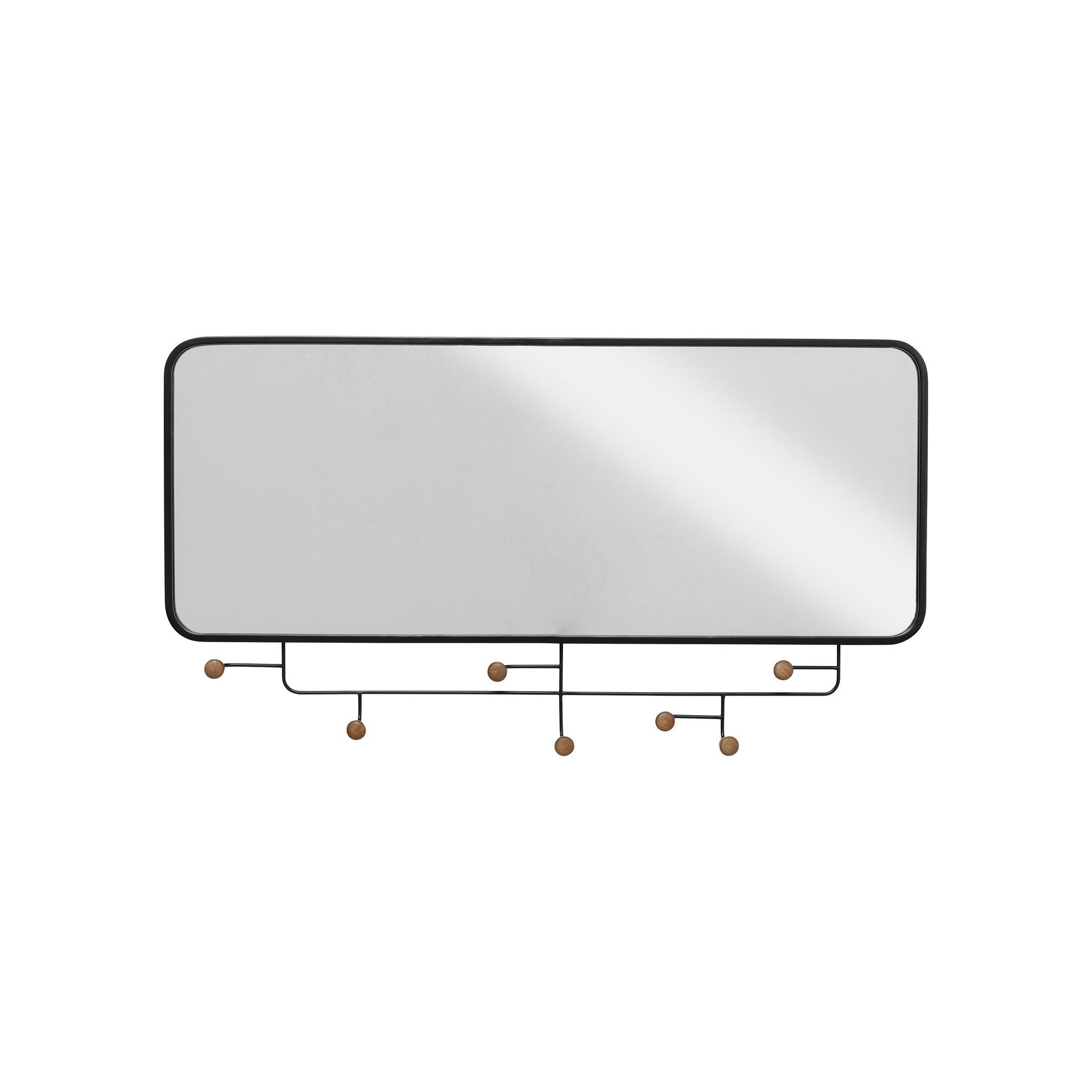 Porte-manteau miroir Gina 54x100cm Kare Design