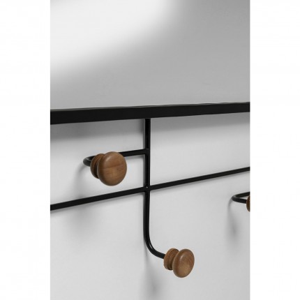 Porte-manteau miroir Gina 54x100cm Kare Design