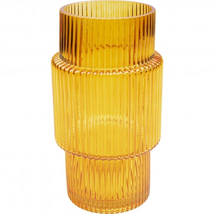 Vase Bella Italia jaune 26cm Kare Design