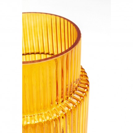 Vase Bella Italia jaune 26cm Kare Design